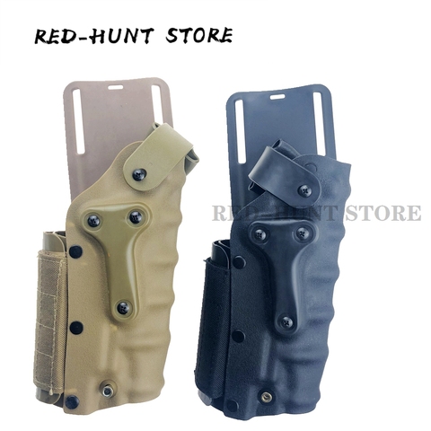 Combat Drop Leg Gun Holster Adjustable Right Left Hand Pistol Gun Holster Leg Platform Holster Case Glock17/M9/1911/P226 ► Photo 1/6