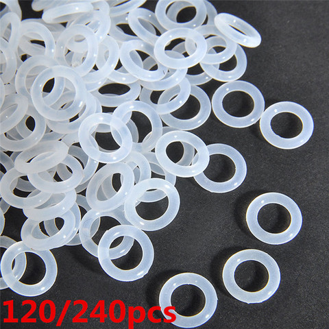 240pcs Or 120pcs Rubber O Ring Keyboard Switch Dampeners Keyboards Acc White For Keyboard Dampers Keycap O Ring Replace Parts ► Photo 1/6