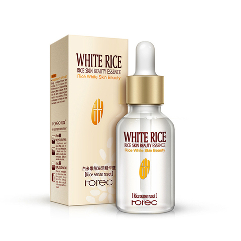 New White Rice Whitening Serum Face Moisturizing Cream Anti Wrinkle Anti Aging Face Fine Lines Acne Treatment Skin Care 15ml ► Photo 1/6