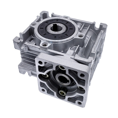 speed reducer worm DC motor gearbox 14mm output 5:1-80:1 RV030 Worm Gearbox Speed Reducer for NEMA 23 Motor ► Photo 1/6