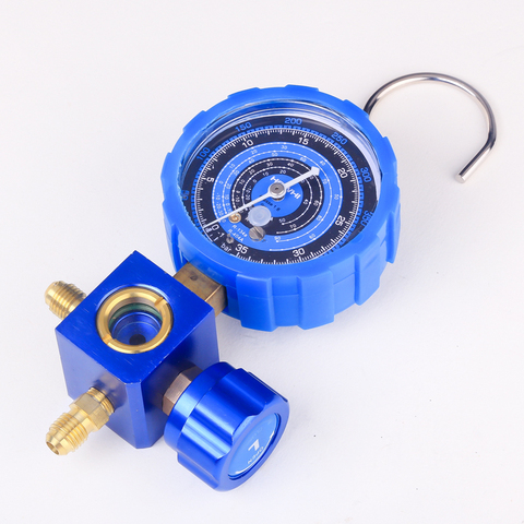 Air Conditioning Refrigerant Pressure Gauge  R22 R410a R134A 1/4 Auto Car Air Conditioning  Pressure Gauge Tool ► Photo 1/5