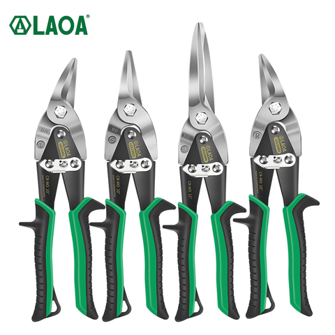 LAOA Tin Metal Sheet Cutting Scissor Pvc Pipe Cutter Iron Scissors Professional Industrial Shears Multi-purpose Scissors ► Photo 1/6