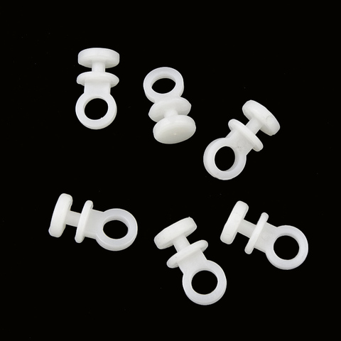 50Pcs Car Curtain Clips Plastic Fasteners Auto Curtain Rail Rings Card Clip Heavy Rings Rivet Car Accessories ► Photo 1/4