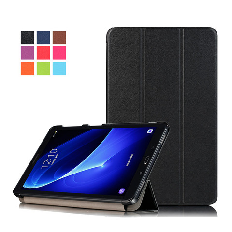 For Samsung Galaxy Tab A 10.1 SM-T580 SM-T585 Case Folding Stand Magnetic Tablet Cover for Samsung Galaxy Tab A 6 A6 2016 Case ► Photo 1/6