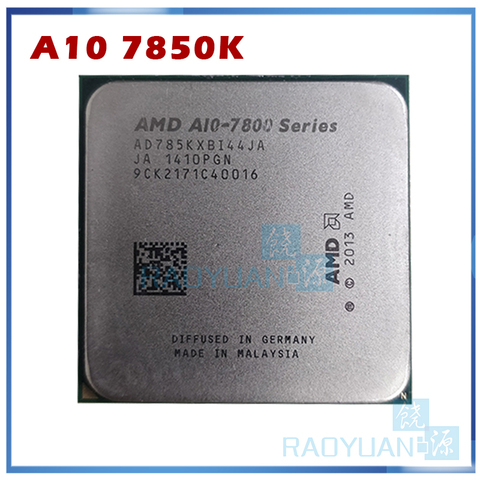 AMD A10 7800 Series A10-7850K A10 7850 A10 7850K 3.7 GHz Quad-Core CPU Processor AD785KXBI44JA Socket FM2+ ► Photo 1/2