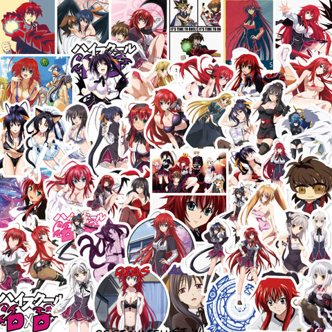 50PCS Demon High School DXD Stickers Anime Waifu Hentai Sexy Girls for Motorcycle Skateboard Laptop Guitar Suitcase Sticker ► Photo 1/6