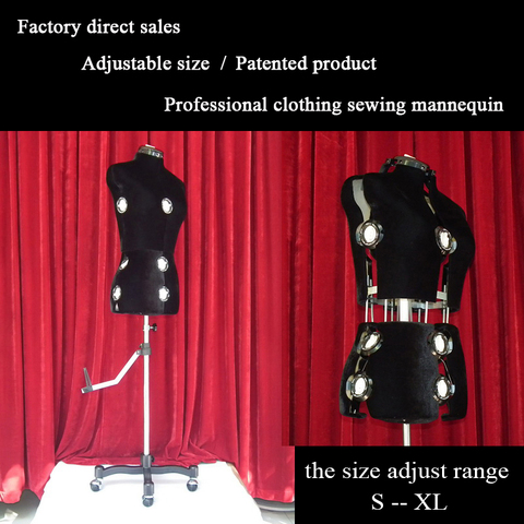 Tailor Models for Clothing Design Factory Direct Selling the Newest Design Adjustable Size Sewing Mannequin in China ► Photo 1/6