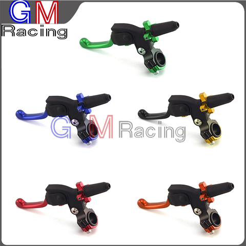 Universal 22MM CNC Billet Dirt Bike Clutch Lever Pivot 4 Directions Foldable For HONDA YAMAHA SUZUKI KAWASAKI CRF KXF YZF 250 ► Photo 1/5