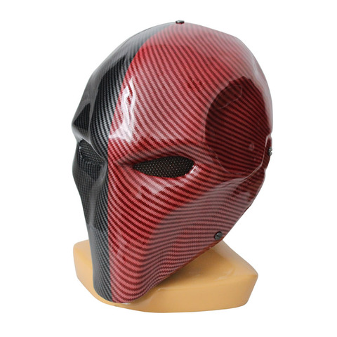 FRP Knell Imitating Carbon Fiber Green Arrow Double Eyes Fiberglass Mask CS Field Battle ► Photo 1/6