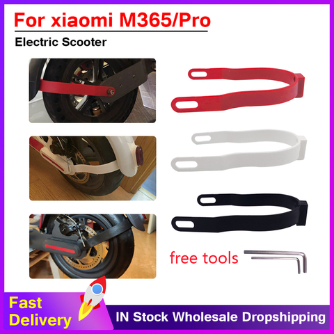 Scooter Rear Fender Mud guard Support Protection Cable For Xiaomi M365 Replacement Parts 8.5 inch 10 inch Accessories with Tools ► Photo 1/6