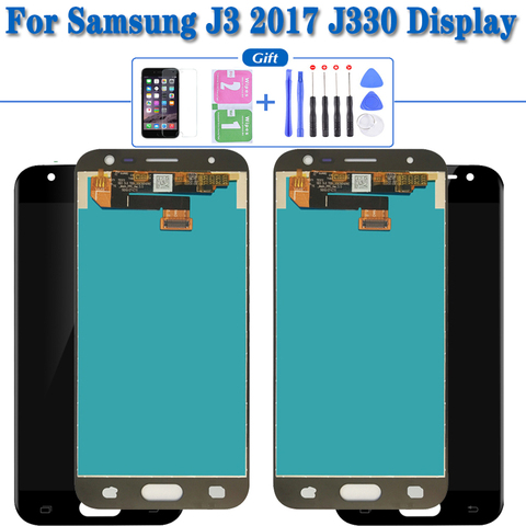 Original Super AMOLED LCD For Samsung Galaxy J3 2017 J330 Display J330FN SM-J330FN J330DS Touch Screen Digitizer Assembly ► Photo 1/5
