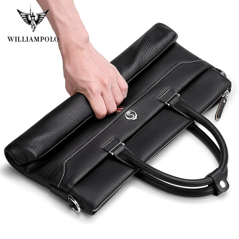 Williampolo Fashion Unisex Solid Waterproof Laptop Computer Bag Breifcase Sleeve Case Bag #193043 ► Photo 1/6