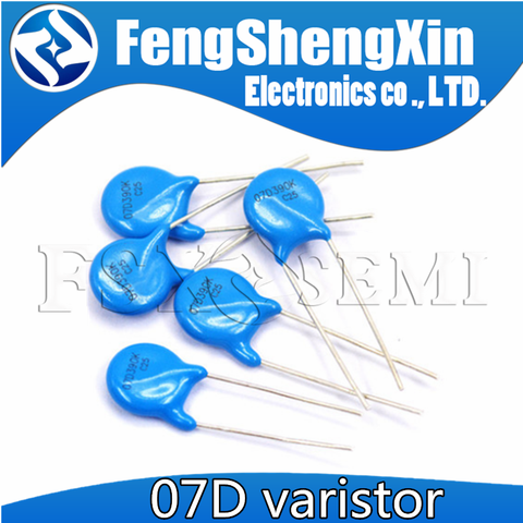 50pcs 07D varistor 07D101K 07D121K 07D151K 07D180K 07D201K 07D220K 07D221K 07D241K 07D270K 07D271K 07D330K 07D331K 07D361K ► Photo 1/3