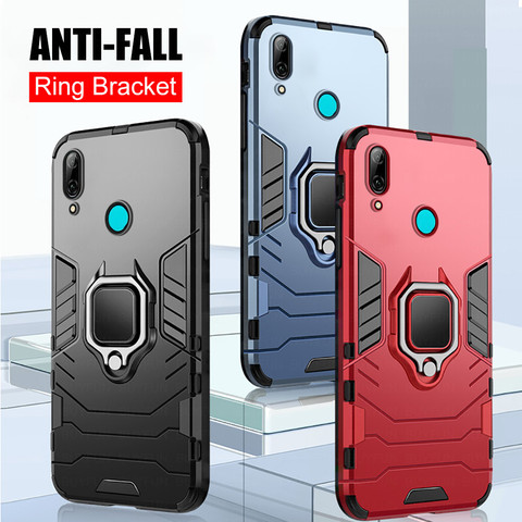 Armored finger ring bracket magnetic phone case for Huawei P Smart Plus 2022 P Smart Z Psmart Pro 2022 stand anti-fall Case ► Photo 1/6