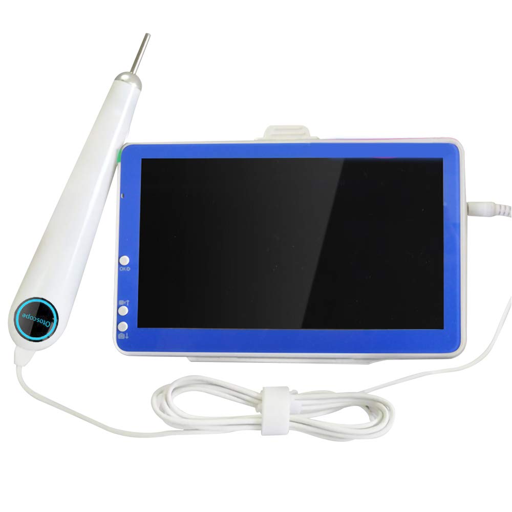 3.9MM Video Otoscope Camera 1080p Ear Inspect Earwax Camera Digital Medical  Endoscope Cleaning Tool 4.3 Inch Screen HD Display