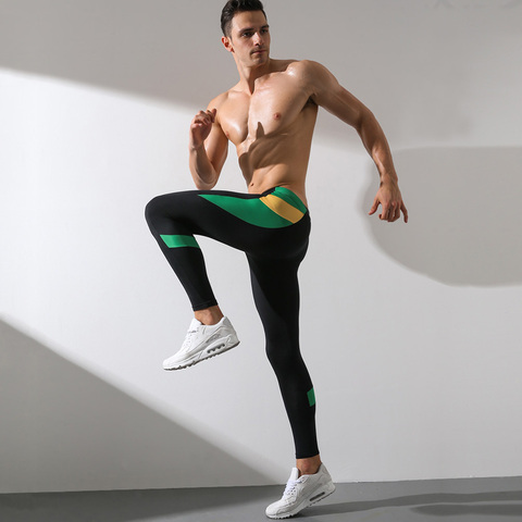 Low Waist Men Warm Long Johns Pants Solid Patchwork Leggings Home-wear Stretch Long-underwear Soft Fashion Comfortable ► Photo 1/6