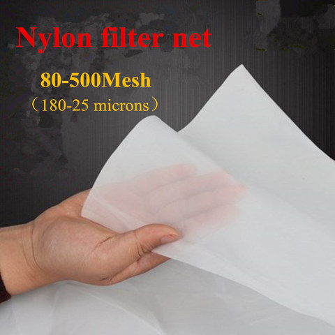 Nylon net filter 80 100 120 150 160 200 250 260 300 350 400 450 500 mesh 180-25 micron nylon wine water filter paint ink purify ► Photo 1/6