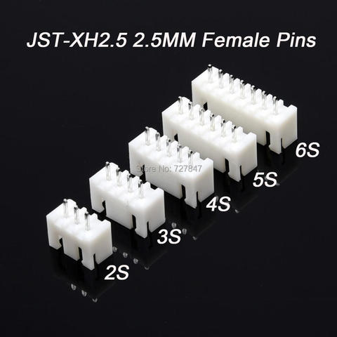 20pcs / 30PCS JST-XH2.5 2.5MM 2s 3s 4s 5s 6s Balance Charging Connector Female Pins For Imax B6 Charger ► Photo 1/6