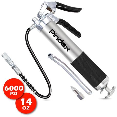 CARBOLE Heavy Duty  400CC Manual Grease Gun 6000 PSI Grease Gun Pistol Grip Handle with 14Oz for Car Industrial  Marine Farming ► Photo 1/6