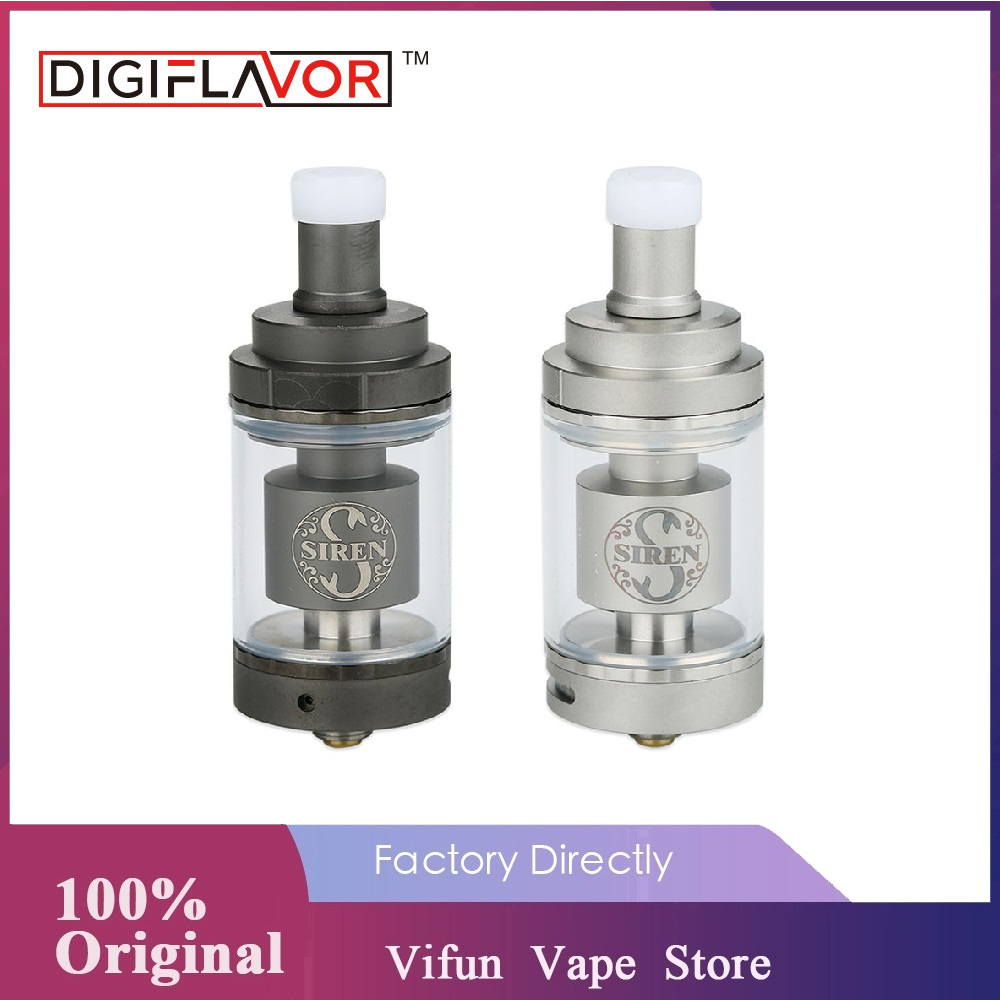 Price History Review On Original Digiflavor Siren 2 Gta Mtl Atomizer 2ml 4 5ml Tank Capacity Siren Gta With Upgraded Build Deck E Cigs Vape Tank Aliexpress Seller Vifun Vape