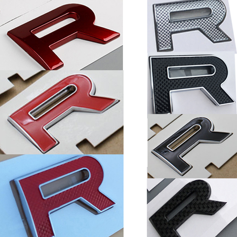 Chrome Edge Letters Emblem for RANGE ROVER Evoque Velar SV Autobiography Car Styling Hood and Trunk Logo Badge Sticker Black Red ► Photo 1/6