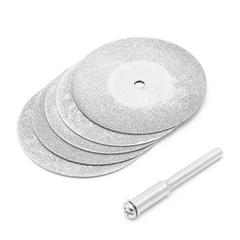 5pcs/lot Dremel Accessories Diamond Grinding Wheel Saw Circular Cutting Disc Dremel Rotary Tool Diamond Discs ► Photo 1/6