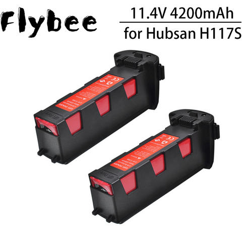 Upgrade 11.4v 4200mAh Battery for Hubsan H117S Zino GPS RC Quadcopter Spare Parts Intelligent Flight Battery For RC Camera Drone ► Photo 1/3