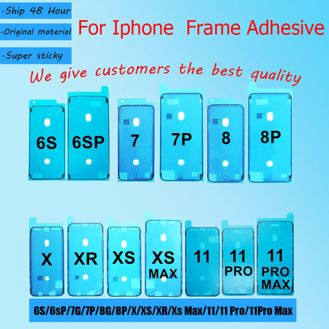 For Iphone 6S 6sP 7G 7P 8G 8P X XS XR Xs Max 11 11Pro 11Pro Max Digitizer Frame Adhesive Waterproof Sticker Bezel Seal Tape Glue ► Photo 1/4