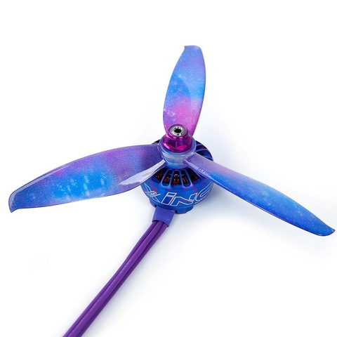 4pcs/2pairs Gemfan Windancer 5043 Propeller Sky Color T5043C 5x4.3 Inch PC 3-Blade CW CCW Propeller FPV Racing Drone Freestyle ► Photo 1/6