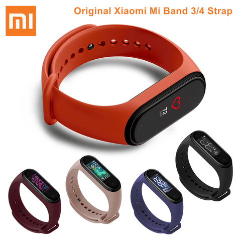 Xiaomi Original Strap Color Bracelet Smart Accessories for Mi Band 4 3 NFC Smart Wristband ► Photo 1/6