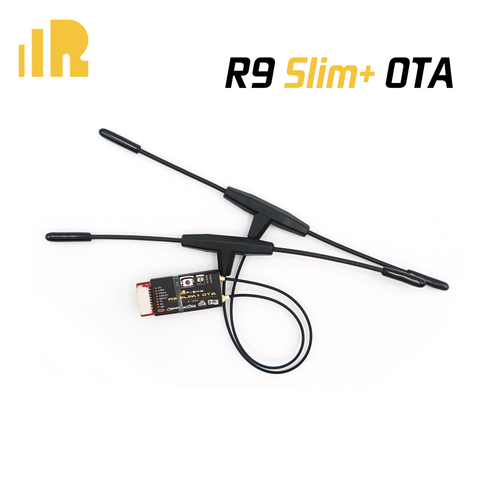FrSky R9 Slim+OTA Receiver ACCESS 900MHz Long Range 6 PWM outputs with Dual T Antennas ► Photo 1/4
