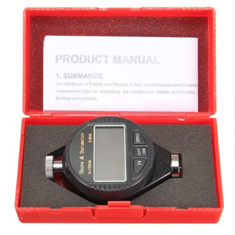 LCD Display 0-100HA Digital Durometer Shore A/C/D Hardness Tester Tire Plastic Rubber Test Tools Durometer (No Battery) ► Photo 1/5