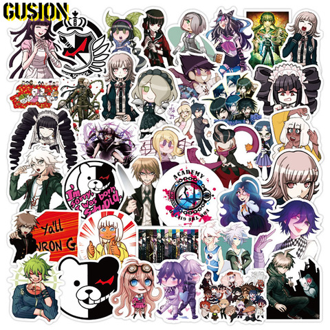 10/30/50pcs Mixed Danganronpa Game Stickers DIY Skateboard Guitar Bicycle Laptop Car Cool Waterproof Graffiti Sticker Kids Toys ► Photo 1/6