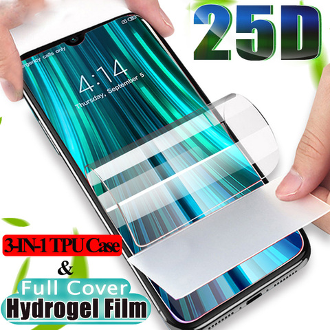 3-in-1 Soft Screen Protector For 8 note pro Xiaomi RedmiNote 8 Pro Hydrogel Film Redmi 8 t xiomi xaomi not8pro 8t Glass Camera ► Photo 1/6