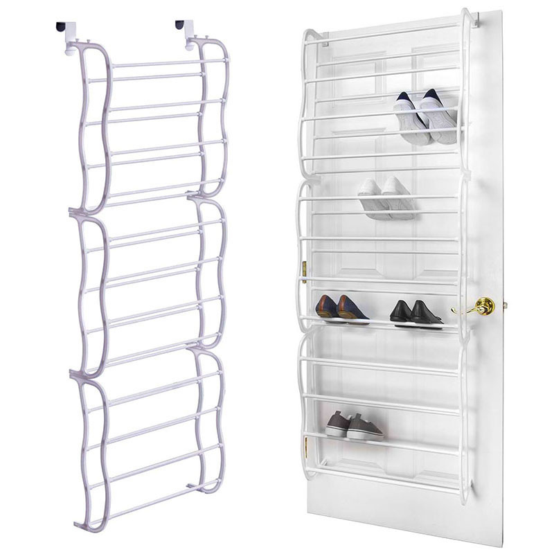 Over The-Door Wall Hanging 36-Pair Shoe Rack