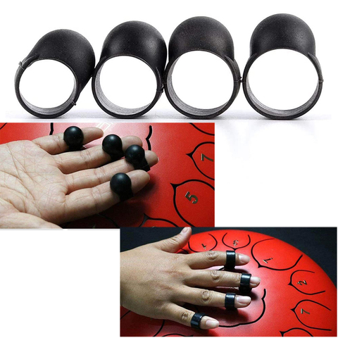 4 Pcs Finger Sleeve Set for Steel Tongue Drum Percussion Drums Accessories ► Photo 1/6