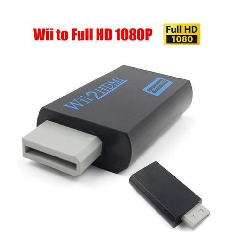 Wii to HDMI Converter Adapter with 3.5mm audio Wii2hdmi cable adapter for  wii to HDTV Monitor