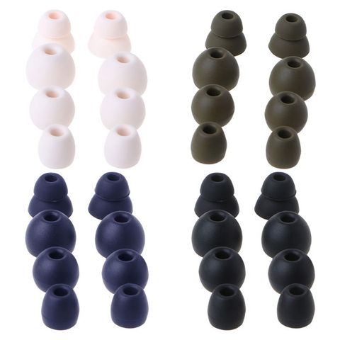 4 Pairs Silicone Earbuds Ear Tips In-Ear Earphone Soft Cover Cap Replacement for Powerbeats Pro Headphones Headset ► Photo 1/6