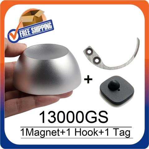 Golf Magnetic Detacher 13000GS Universal Tag Remover Magnet+1 Key Detacher Hook Tag+1 Alarms RF8.2Mhz System EAS ► Photo 1/6