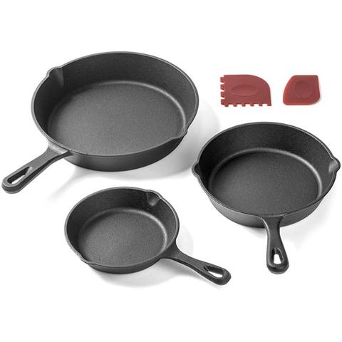 Iron Skillet Non-stick Cast Frying Pan Cooking Pot Kitchen Accessories Restaurant Chef Cookware Kitchen Gadgets ► Photo 1/6