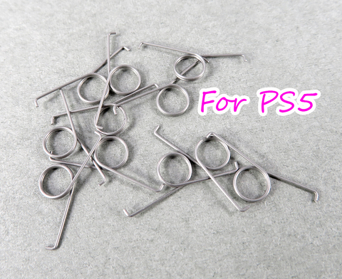 20pcs FOR PS5 L2 R2 Trigger Button Spring metal Replacement R2 L2 Trigger Buttons for Dualshock 5 PS5 DS5 Controller ► Photo 1/6