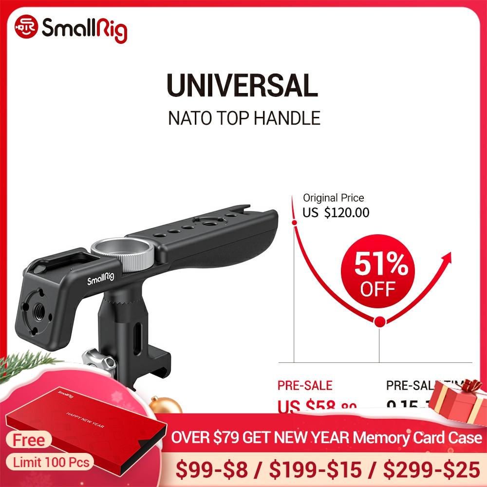 SmallRig Universal Lightweight NATO Top Handle  Grip With Quick Release NATO Rail For Digital Dslr Camera Cage 2950 ► Photo 1/5