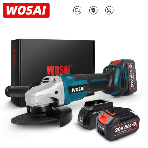 WOSAI MT-Series Brushless Electric Angle Grinder 20V Lithium-Ion Battery Machine Grinding Machine 125mm Cordless Power Tools ► Photo 1/6