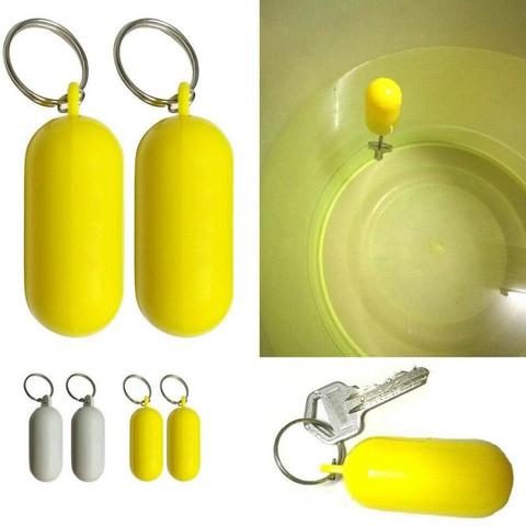 Keychain Buoyancy Key Ring Keychain Rowing Tool Tool Key Ring Navigation Buoy Canal Keychain Plastic Metal Floating Key Ring ► Photo 1/6