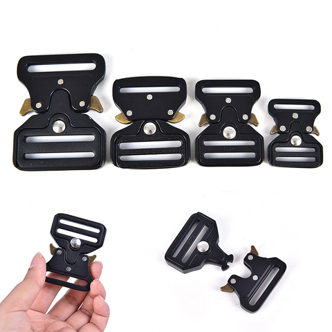 Quick Side Release Metal Strap Buckles For Webbing DIY Bags Luggage Clothes Accessories DIY Sewing Webbing Clip Buckles ► Photo 1/6
