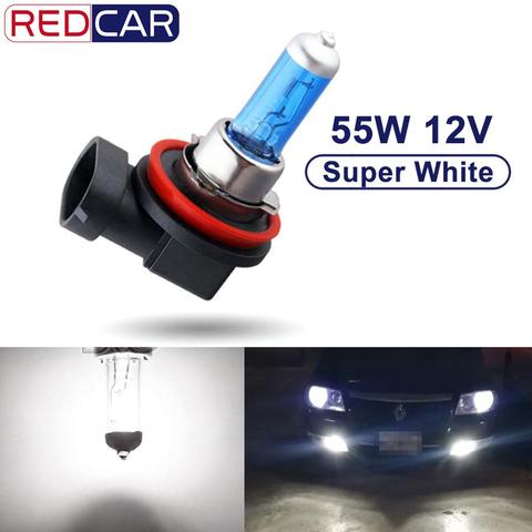 1PCS 12V 55W H8 Halogen Bulb H9 H11 Led Headlight Super White 6000K Auto Lamp Car HeadLight Light Source parking ► Photo 1/6