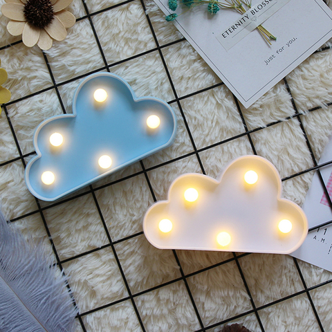 Cartoon Night Lights Cloud/Star/Shell/Heart LED Table Lamp For Children's Bedroom Decoration ► Photo 1/6