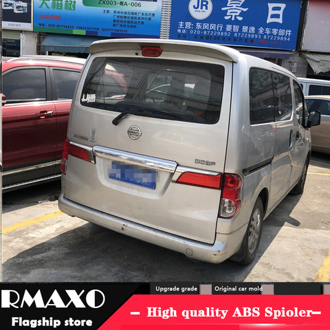 For NISSAN Nv200 Spoiler 2010-2015 High Quality  ABS Material Car Rear Wing Primer Color Rear Spoiler ► Photo 1/6