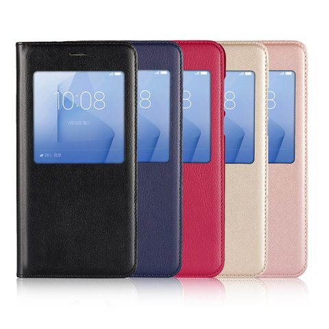 langzaam schieten driehoek Coque For Huawei Honor 8 Smart Window View Case Cover Leather Flip Slide  Answer Mobile Phone Bags Etui Hoesje For Huawei Honor 8 - Price history &  Review | AliExpress Seller - EastWaveTop Store | Alitools.io