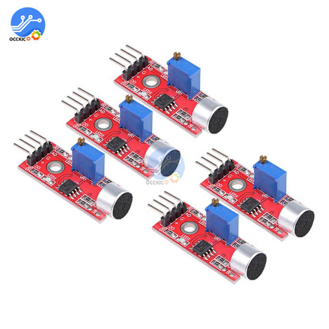 5pcs Sensitive Sound Microphone Sensor Detection Module For Arduino AVR PIC ► Photo 1/3